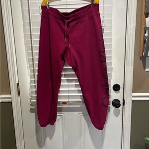 Calvin Klein Pink Sweatpants for Effortless Style